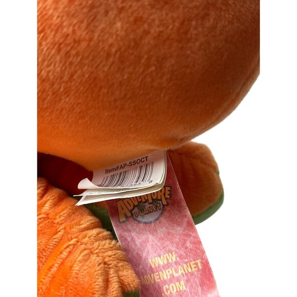 Adventure Planet Octopus Plush Stuffed Animal Soft Toy Orange Green Squishy 7 in - Picture 5 of 5